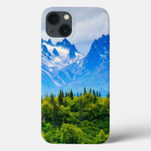 Majestic Alaska Mountains iPhone 13 Hoesje