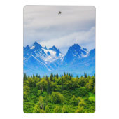 Majestic Alaska Mountains Mini Klembord (Achterkant)