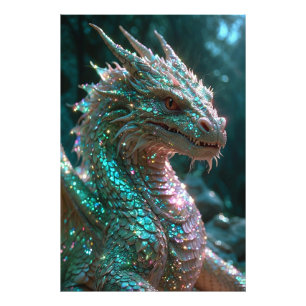 ** Majestic AP88 Fantasy Dragon Wall Art 26 Foto Afdruk