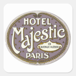 Majestic, Autocollant Paris
