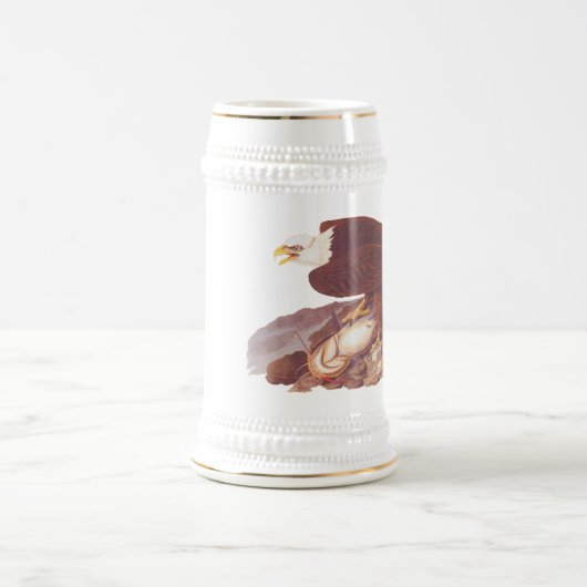 Majestic Bald Eagle by Audubon with Fresh Fish Bierpul (Center)