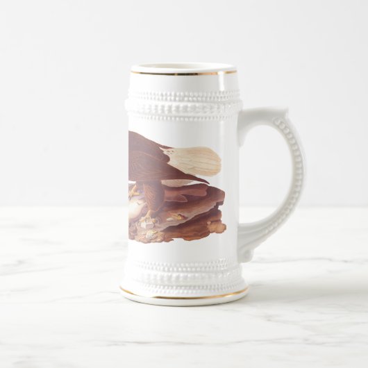 Majestic Bald Eagle by Audubon with Fresh Fish Bierpul (Rechts)