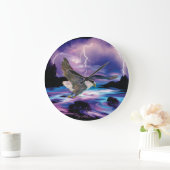 Majestic Bald Eagle Grote Klok (Huis)