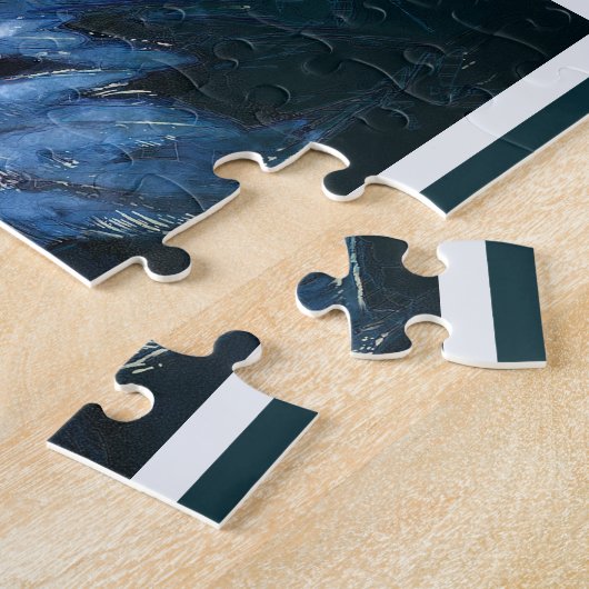 Majestic Bald Eagle Peinture Jigsaw Puzzle (Côté)