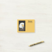 Majestic Bald Eagle Portret Post-it® Notes (Op bureau)