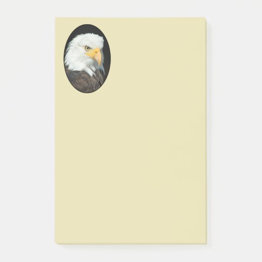 Majestic Bald Eagle Portret Post-it® Notes (Voorkant)