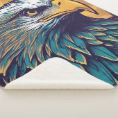Majestic Bald Eagle Sherpa Deken (3/4)