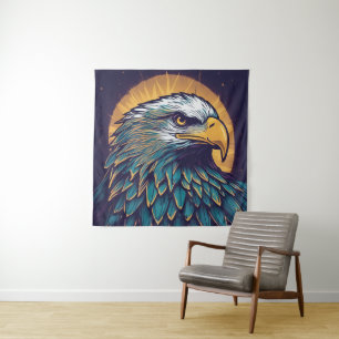 Majestic Bald Eagle Wandkleed