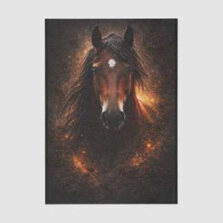 Majestic Bay Horse, Golden Glow FH2R Decoupage Tissuepapier