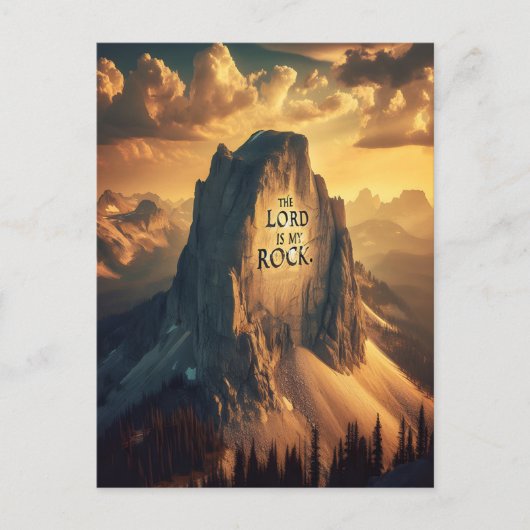 Majestic Berg: De Heer is mijn rots Briefkaart (Voorkant)