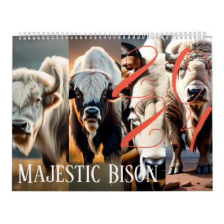 Majestic Bison - Kalender 2024: een reis door