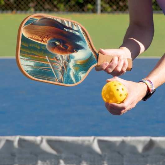 Majestic Bison Wading Pickleball Paddle (Insitu)