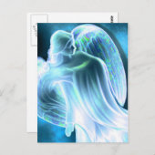 Majestic Blue Angel Briefkaart (Voorkant / Achterkant)