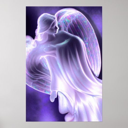 Majestic Blue Angel Poster (Voorkant)