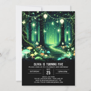 Majestic Boho Woodland Digitale Verjaardag Kaart