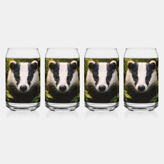 Majestic British badger highball Blikvorm Glas (Achterkant)