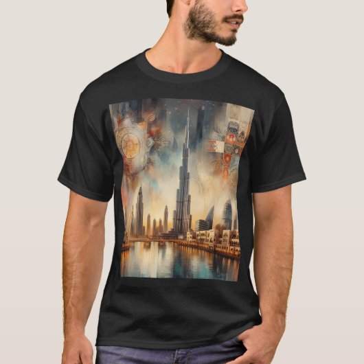 Majestic Burj Khalifa T-shirt (Voorkant)