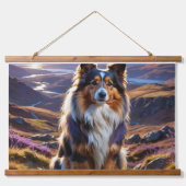 ✨ "Majestic Collie Dreams : Tapisseries en bois de (Recto)