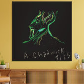 Majestic Constellation Stretched Canvas (Insitu (Woonkamer))