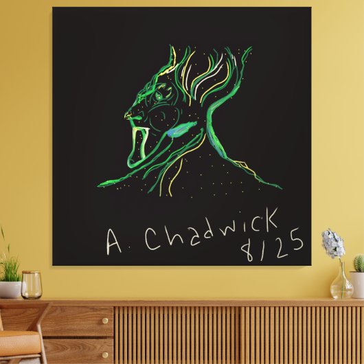 Majestic Constellation Stretched Canvas (Insitu (Woonkamer))