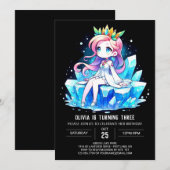 Majestic Custom Prinses Verjaardag Kaart (Voorkant / Achterkant)