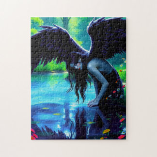 Majestic Dark Fairy Leaning beroemd gemaakt door R Legpuzzel
