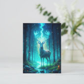 Majestic Deer Briefkaart (Staand voorkant)