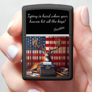 Majestic Deer en de spookachtige typemachine