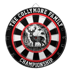 Majestic Deer in Forest Design Dartbord