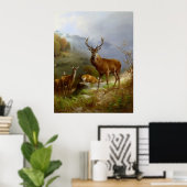 Majestic Deer ~ Poster (Thuiskantoor)