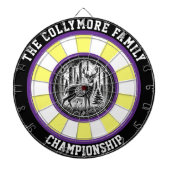 Majestic Deer Rustiek Kunstwerk Dartbord (Voorkant)