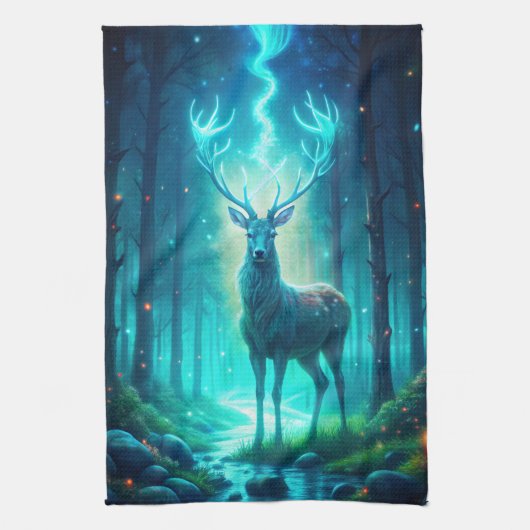 Majestic Deer Theedoek (Verticaal)
