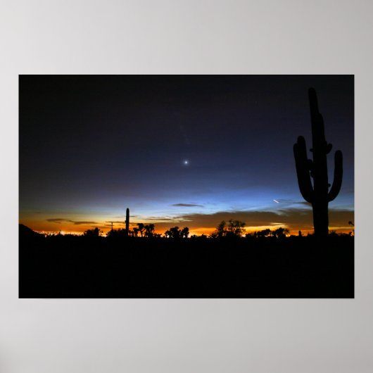 Majestic Desert gaat naar bed Poster (Voorkant)