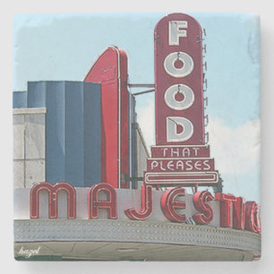 Majestic Diner Atlanta, Majestic Diner, Majestic Stenen Onderzetter