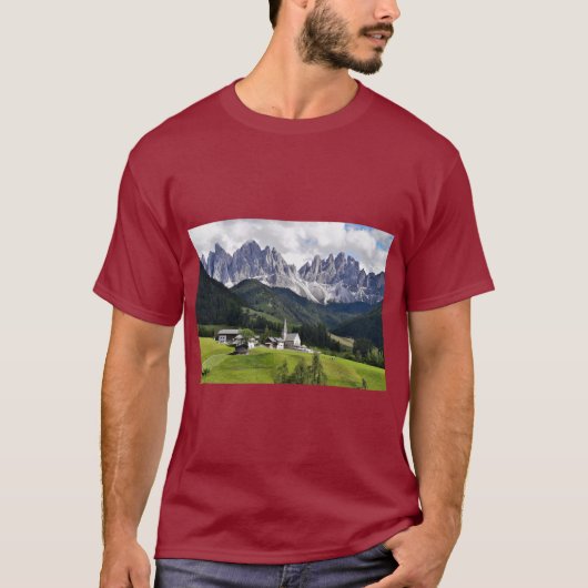 Majestic Dolomites Mountain Tee T-shirt (Voorkant)