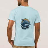 Majestic Dolphins Splash T-shirt (Achterkant)