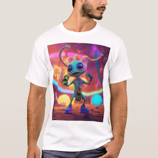 Majestic Dragon Breathing Fire T-Shirt Design. (Voorkant)