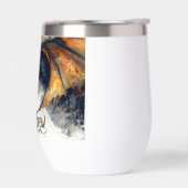 Majestic Dragon Head Waterverf (Links)