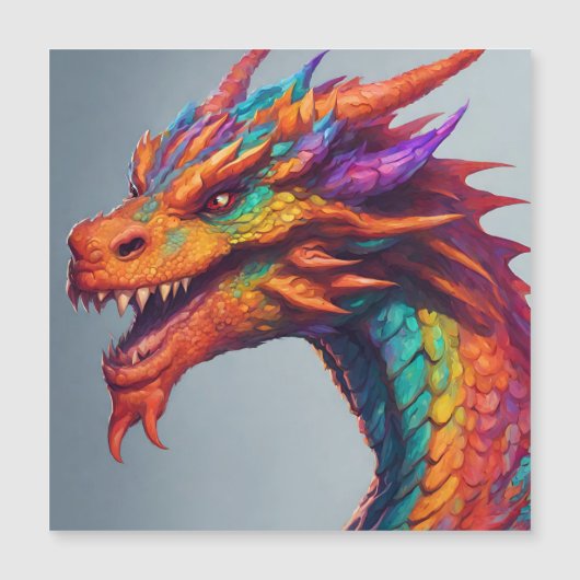 Majestic Dragon Portret (Voorkant)