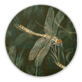 Majestic Dragonfly Pattern  Keramische Knop (Voorkant)