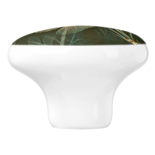 Majestic Dragonfly Pattern  Keramische Knop (Zijkant)