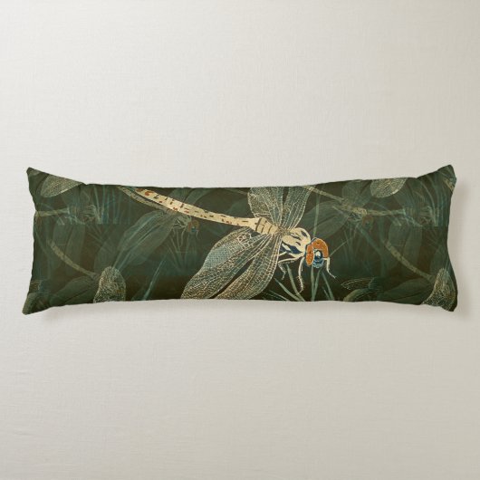 Majestic Dragonfly Pattern Lichaamskussen (Voorkant)