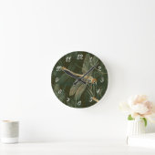 Majestic Dragonfly Pattern Ronde Klok (Huis)