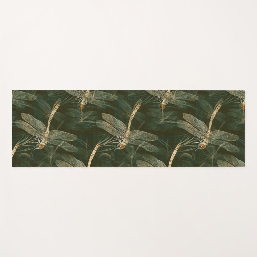Majestic Dragonfly Pattern  Yogamat (Voorkant (horizontaal))