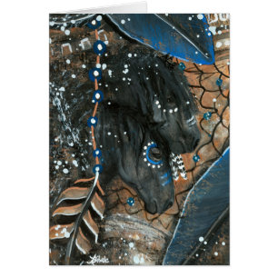 Majestic DreamCatcher Horses van BiHrLe Card
