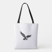 Majestic Eagle Art Tote Bag (Achterkant)