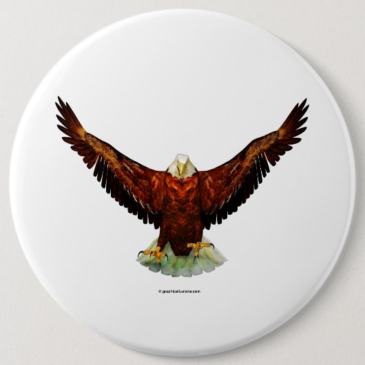 Majestic Eagle Button Pins (Voorkant)