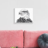 Majestic Eagle Canvas Afdruk (Insitu (Woonkamer))