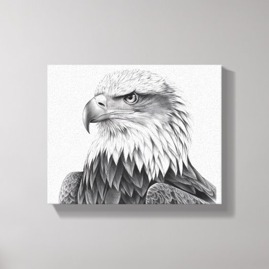 Majestic Eagle Canvas Afdruk (Voorkant)
