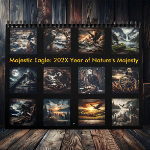 Majestic Eagle: een jaar van Natuur Majesteit 2025 Kalender